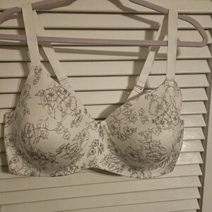 Bali Floral White Bra Size 42D
